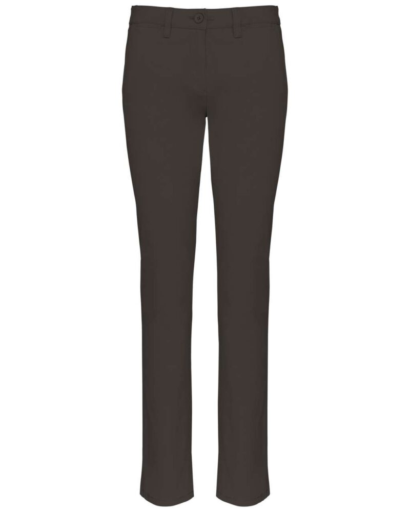 ka741-dark_grey-a1 Kariban LADIES' CHINO TROUSERS - Σκούρο Γκρι