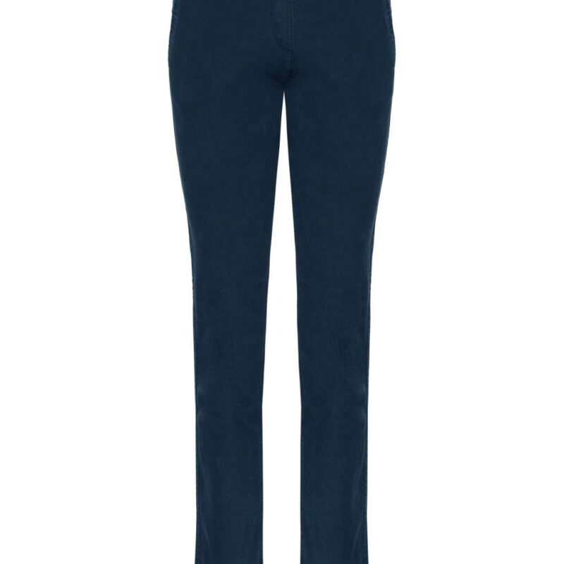 ka741-dark_navy-a1 Kariban LADIES' CHINO TROUSERS - Deep Blue