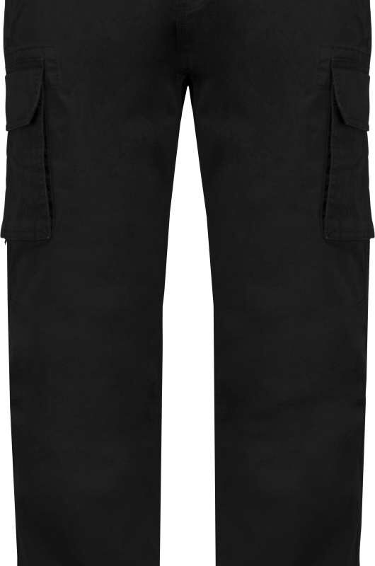 ka744-black-a1 Kariban MEN'S MULTIPOCKET TROUSERS - Μαύρο