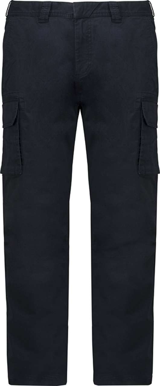 Kariban MEN'S MULTIPOCKET TROUSERS - Σκούρο ναυτικό μπλε