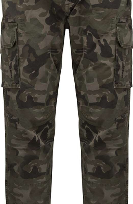 ka744-olive_camouflage-a1 Kariban MEN'S MULTIPOCKET TROUSERS - Olive Camouflage