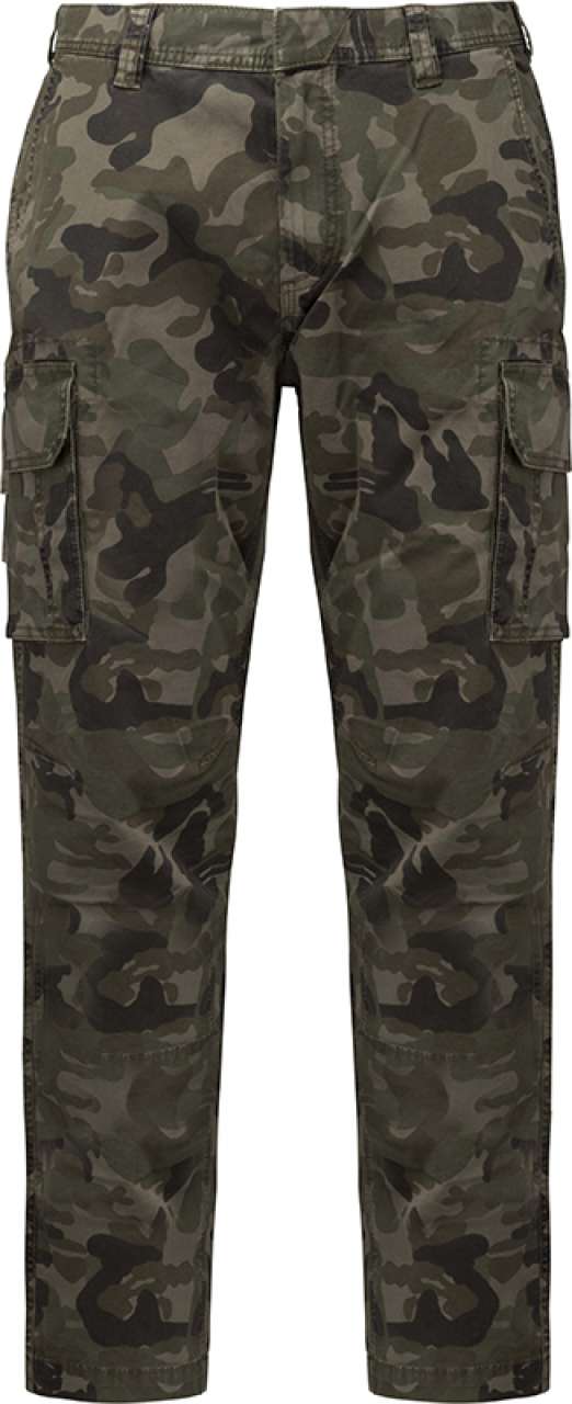 ka744-olive_camouflage-a1 Kariban MEN'S MULTIPOCKET TROUSERS - Olive Camouflage