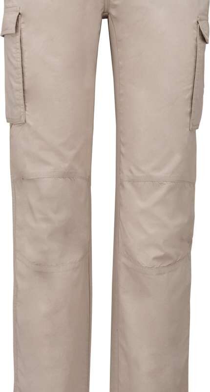 ka746-beige-a1 Kariban LADIES' LIGHTWEIGHT MULTIPOCKET TROUSERS - μπεζ