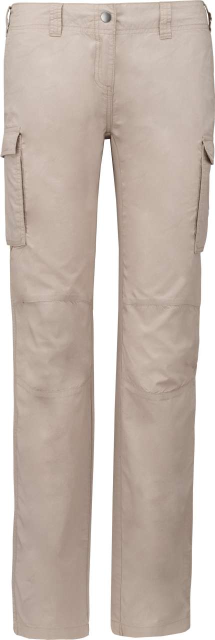 ka746-beige-a1 Kariban LADIES' LIGHTWEIGHT MULTIPOCKET TROUSERS - μπεζ