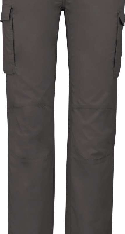 ka746-light_charcoal-a1 Kariban LADIES' LIGHTWEIGHT MULTIPOCKET TROUSERS - Light Charcoal