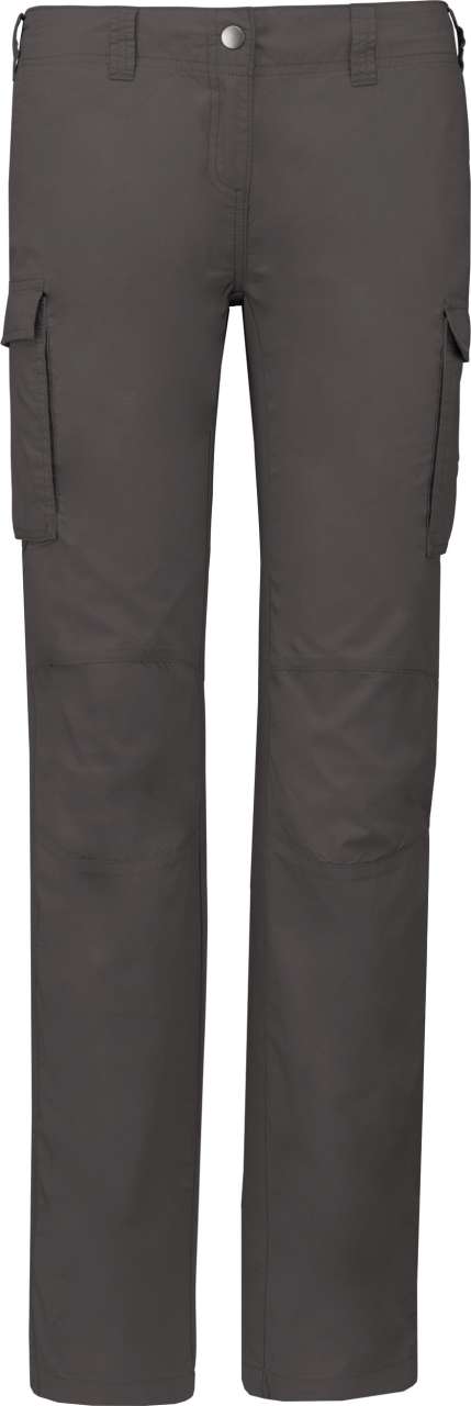 Kariban LADIES' LIGHTWEIGHT MULTIPOCKET TROUSERS - Light Charcoal