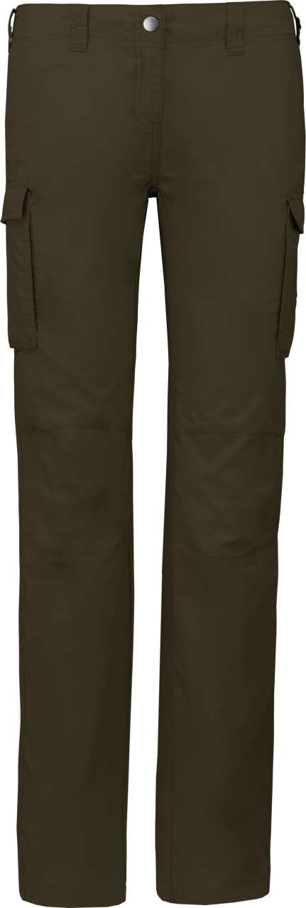 Kariban LADIES' LIGHTWEIGHT MULTIPOCKET TROUSERS - Light Khaki