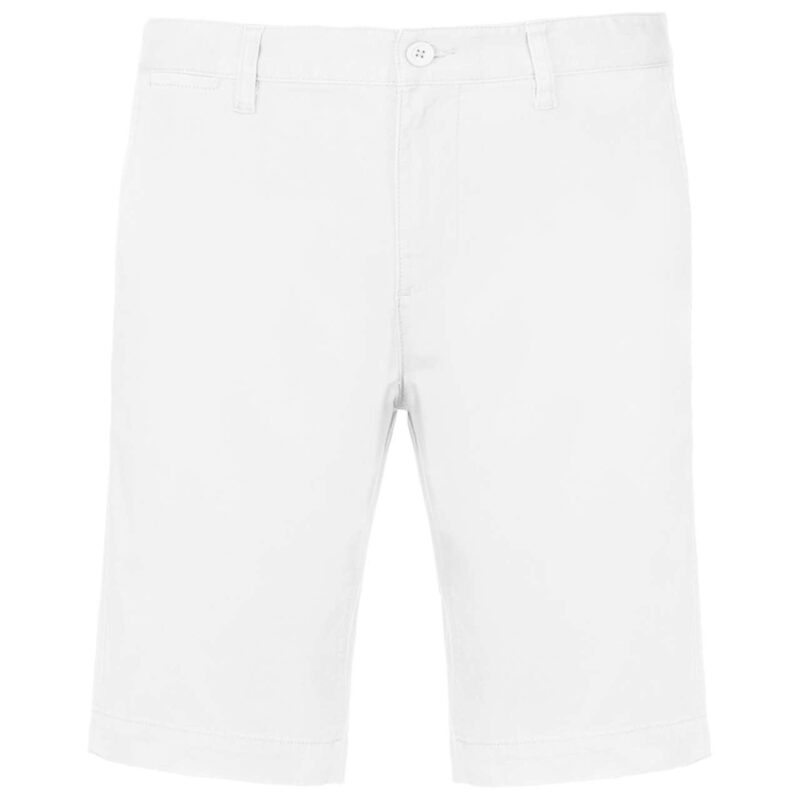 ka750-white-a1 Kariban Ανδρικά CHINO BERMUDA SHORTS - Λευκό