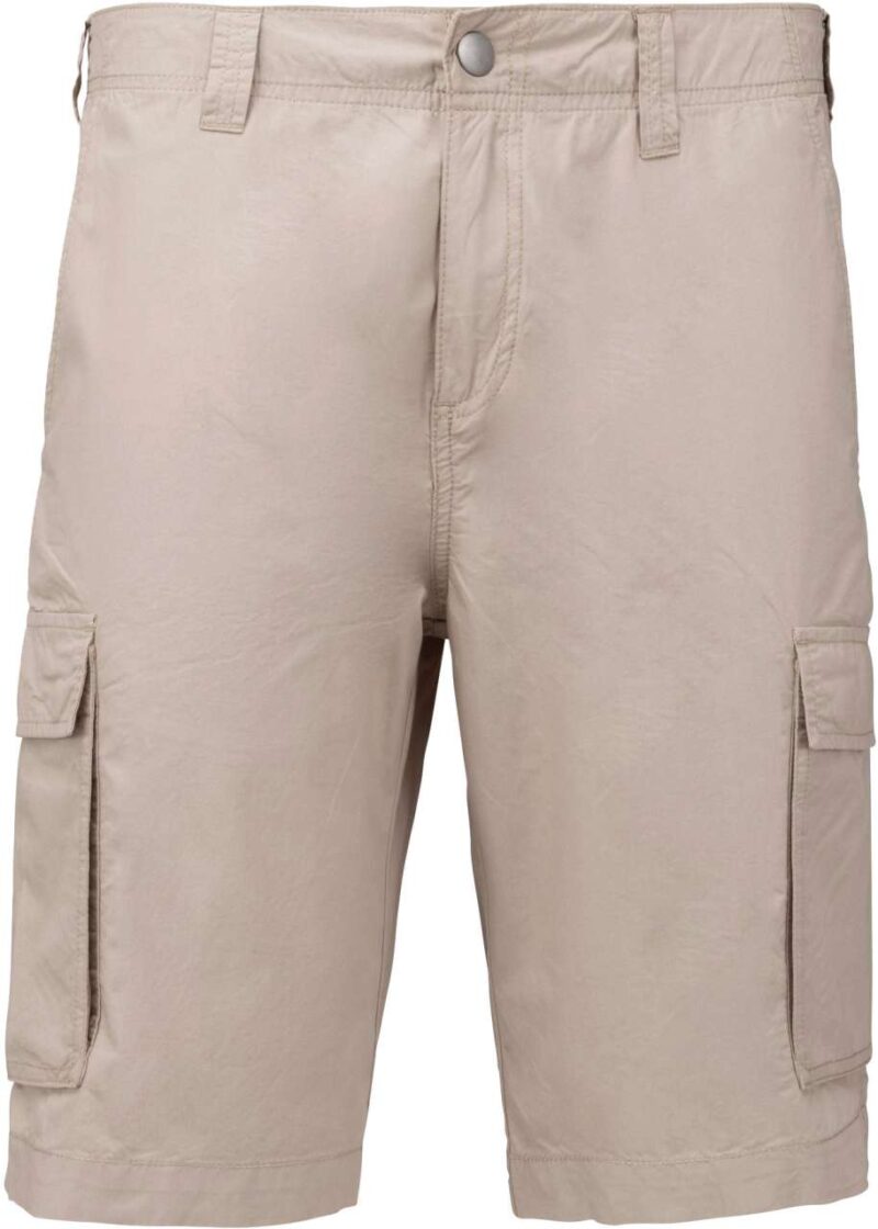 ka755-beige-a1 Kariban MEN'S LIGHTWEIGHT MULTIPOCKET BERMUDA SHORTS - μπεζ
