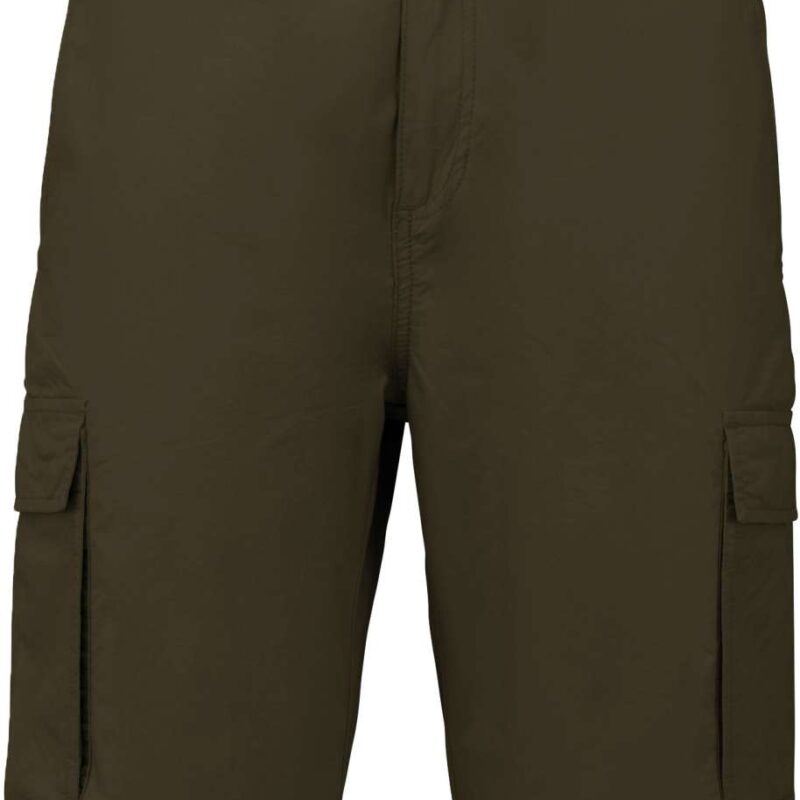 ka755-light_khaki-a1 Kariban MEN'S LIGHTWEIGHT MULTIPOCKET BERMUDA SHORTS - Light Khaki