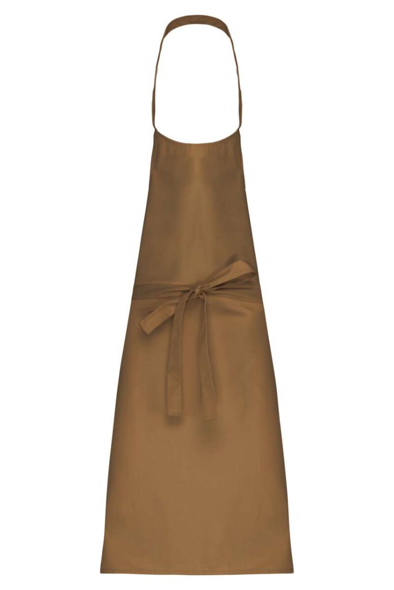 Kariban POLYCOTTON APRON WITHOUT POCKET - Καμηλό