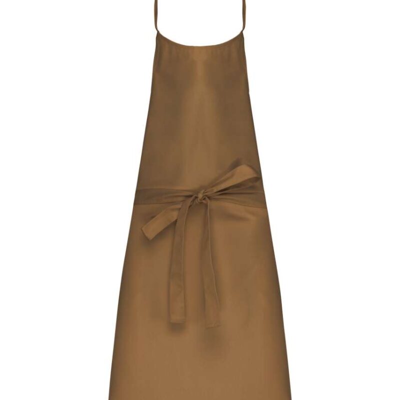 ka8000-camel-a1 Kariban POLYCOTTON APRON WITHOUT POCKET - Καμηλό
