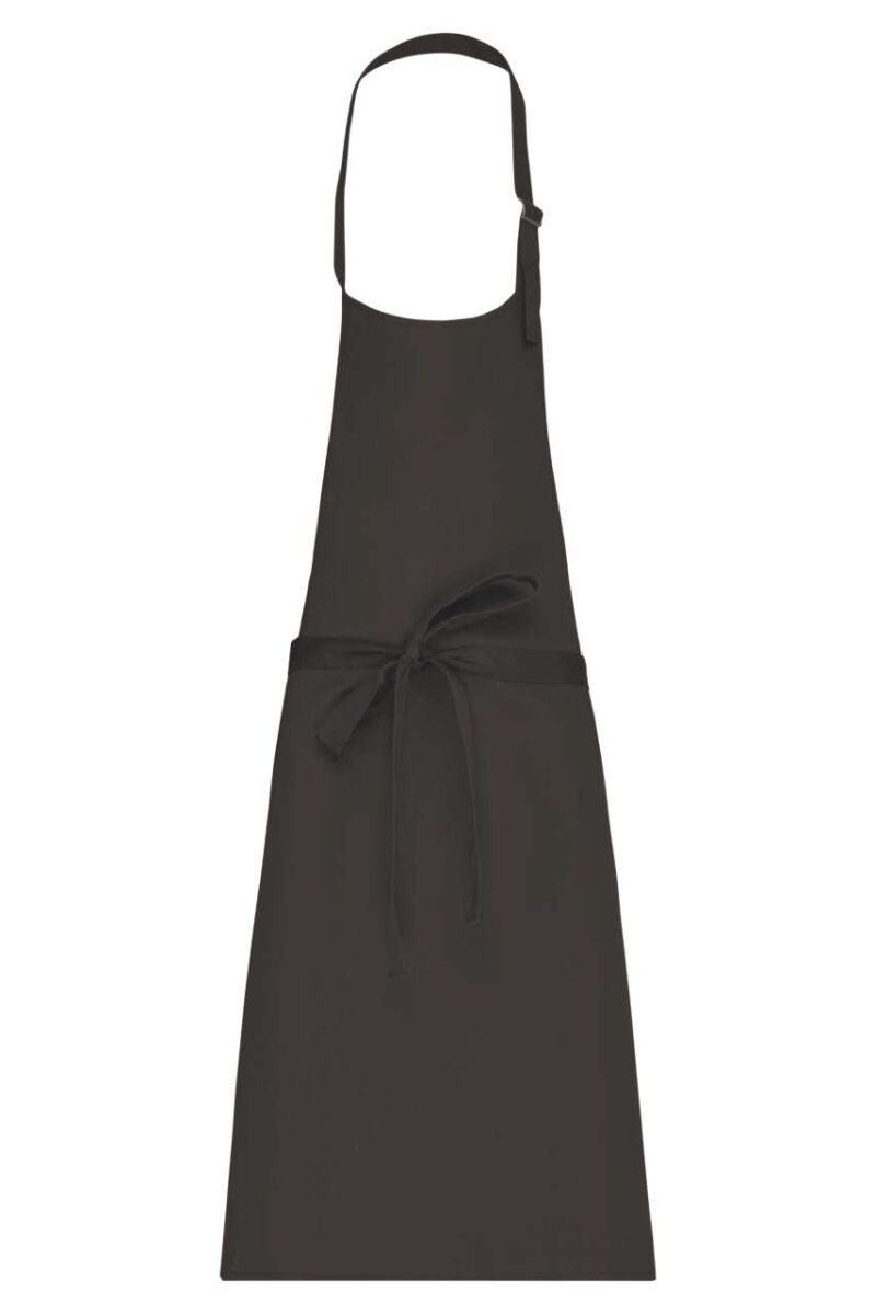 ka8000-dark_grey-a1 Kariban POLYCOTTON APRON WITHOUT POCKET - Σκούρο Γκρι