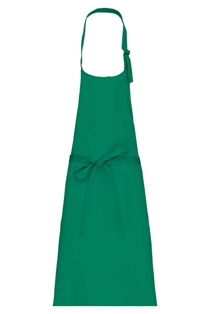 Kariban POLYCOTTON APRON WITHOUT POCKET - πράσινο του Κέλι