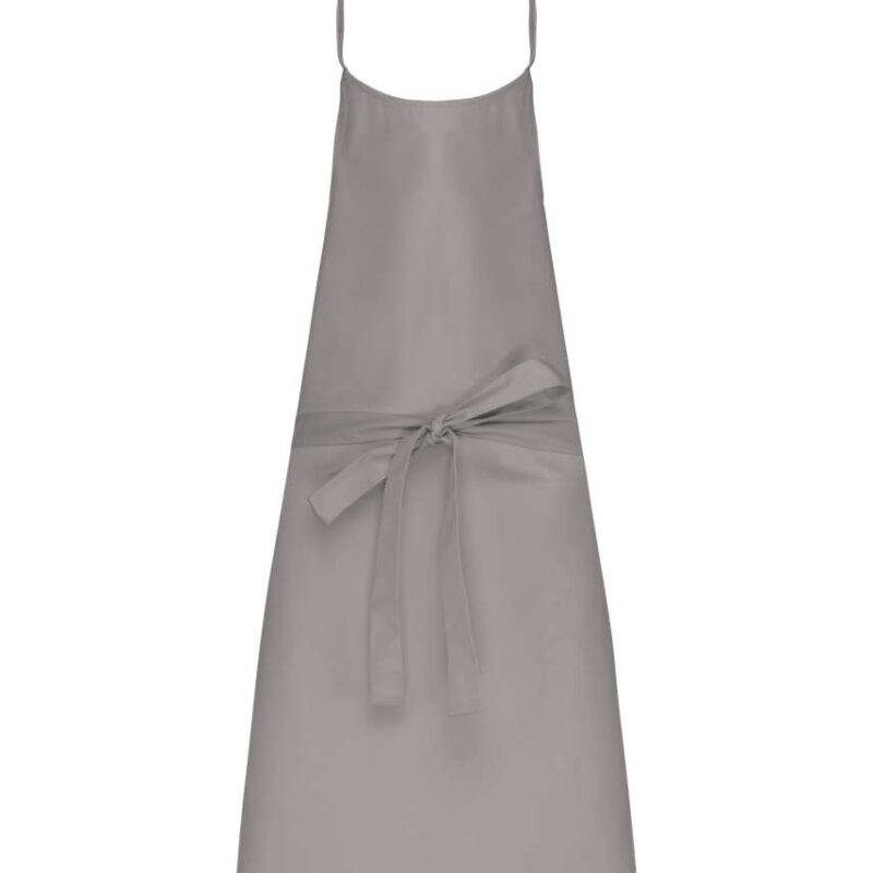 ka8000-light_grey-a1 Kariban POLYCOTTON APRON WITHOUT POCKET - Ανοιχτό γκρι