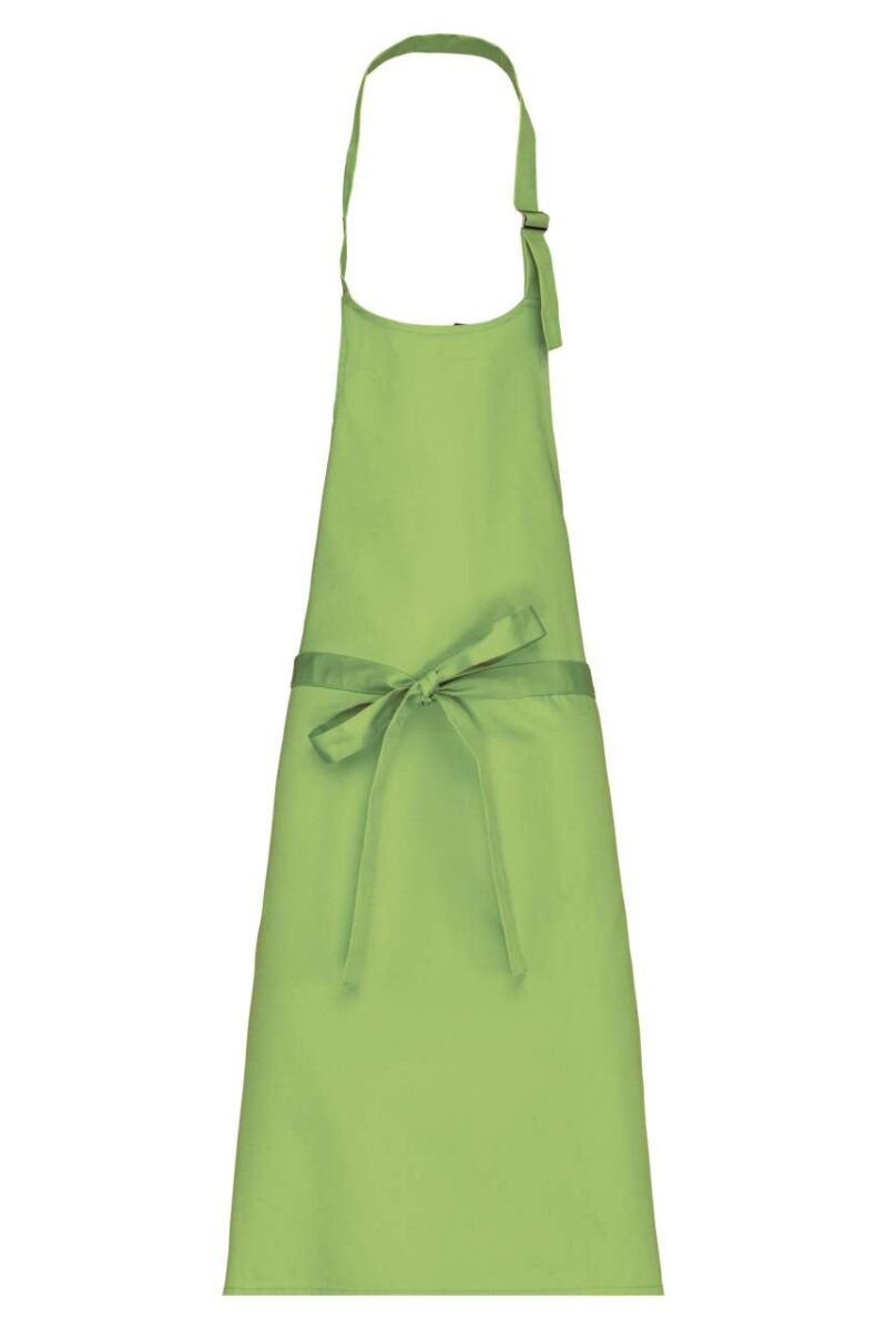 ka8000-lime-a1 Kariban POLYCOTTON APRON WITHOUT POCKET - Λαχανί