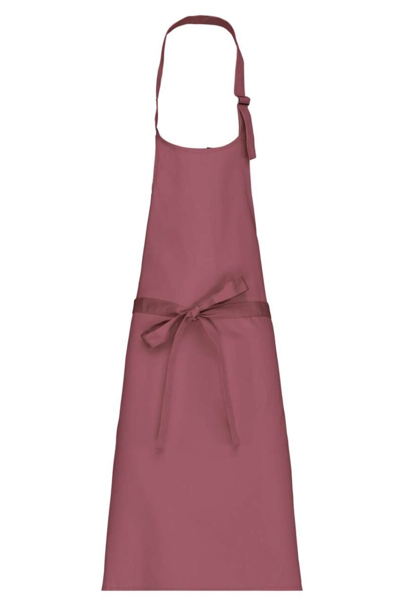 Kariban POLYCOTTON APRON WITHOUT POCKET - Marsala