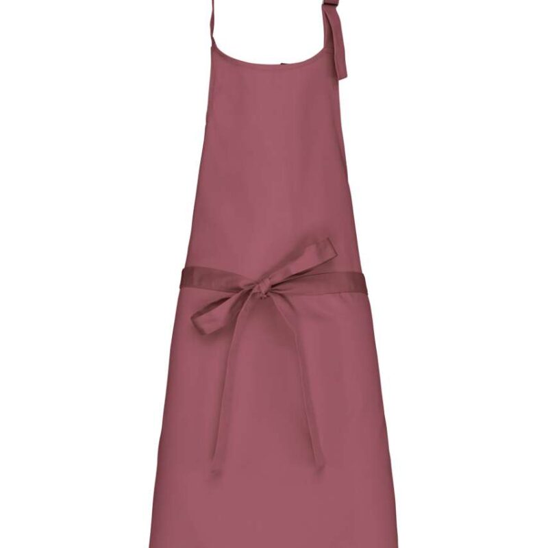ka8000-marsala-a1 Kariban POLYCOTTON APRON WITHOUT POCKET - Marsala