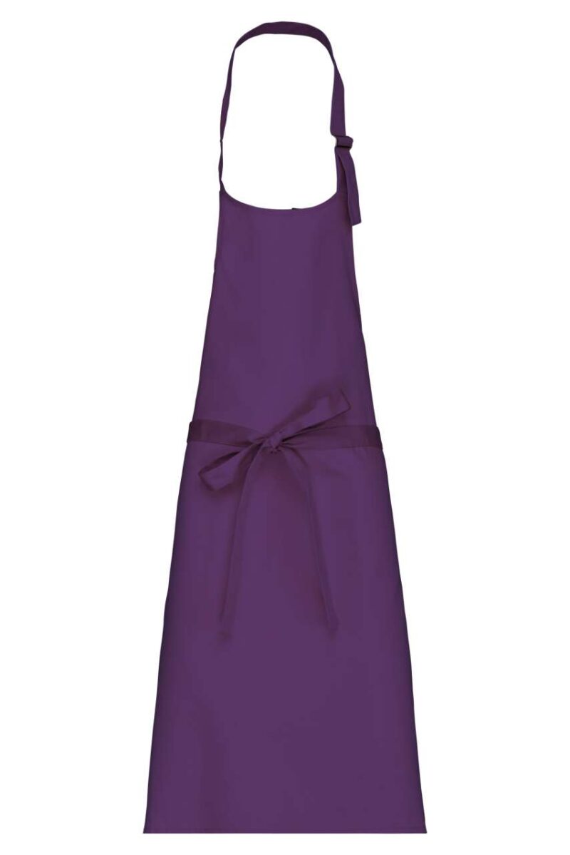 Kariban POLYCOTTON APRON WITHOUT POCKET - Μωβ