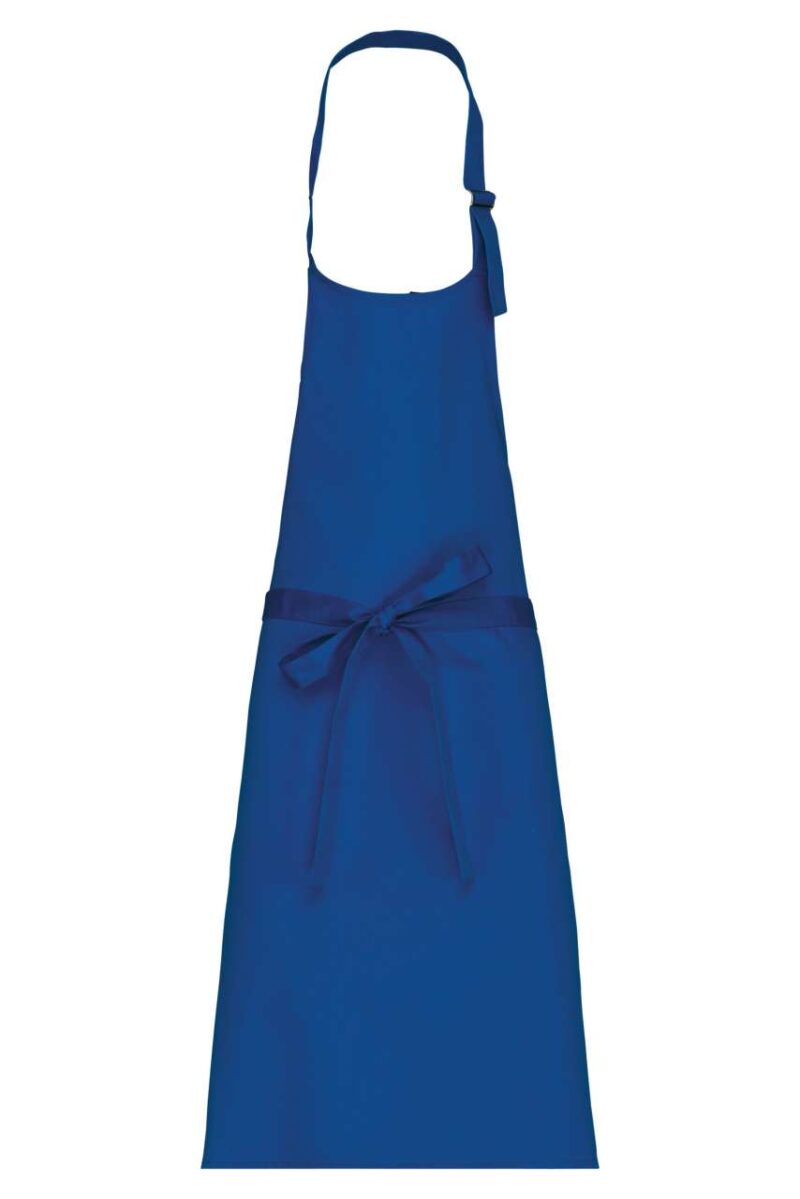ka8000-royal_blue-a1 Kariban POLYCOTTON APRON WITHOUT POCKET - Βασιλικό μπλε