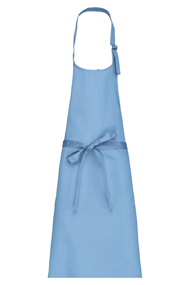 ka8000-sky_blue-a1 Kariban POLYCOTTON APRON WITHOUT POCKET - Γαλάζιο