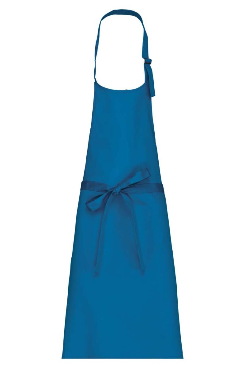 ka8000-tropical_blue-a1 Kariban POLYCOTTON APRON WITHOUT POCKET - Τροπικό Μπλε