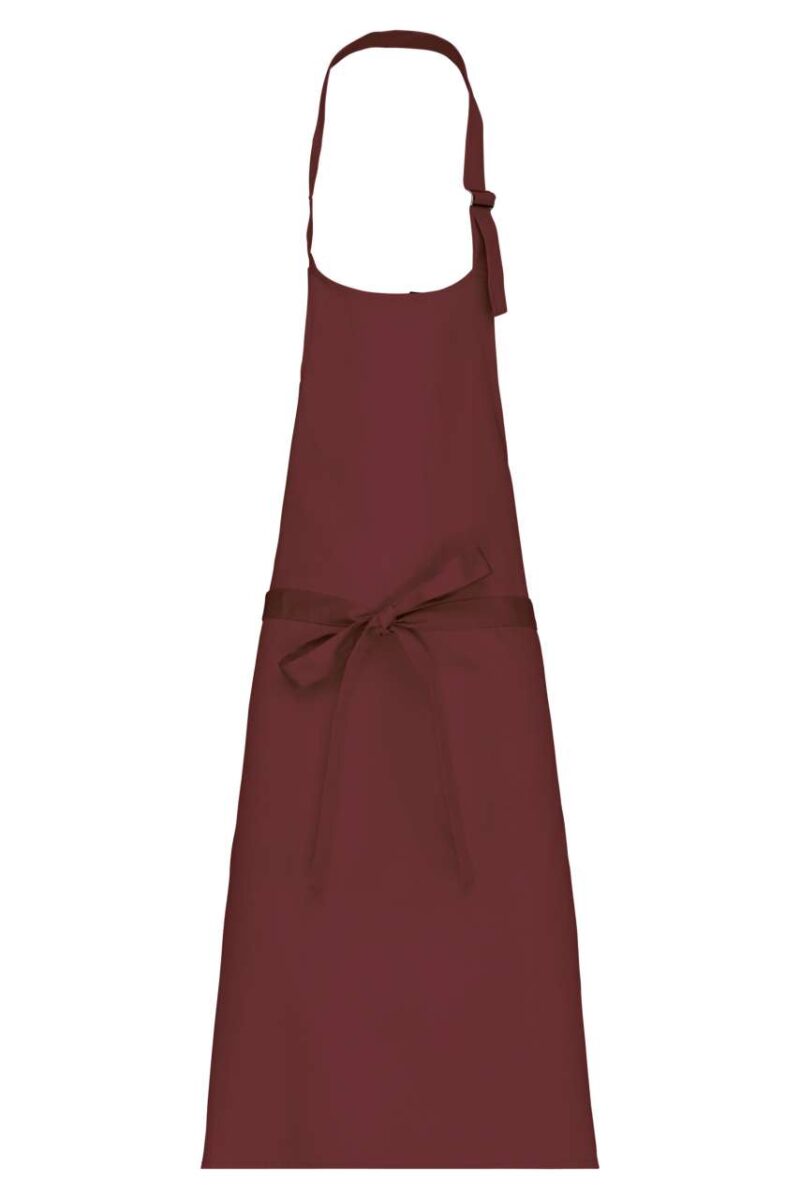 Kariban POLYCOTTON APRON WITHOUT POCKET - Κρασί