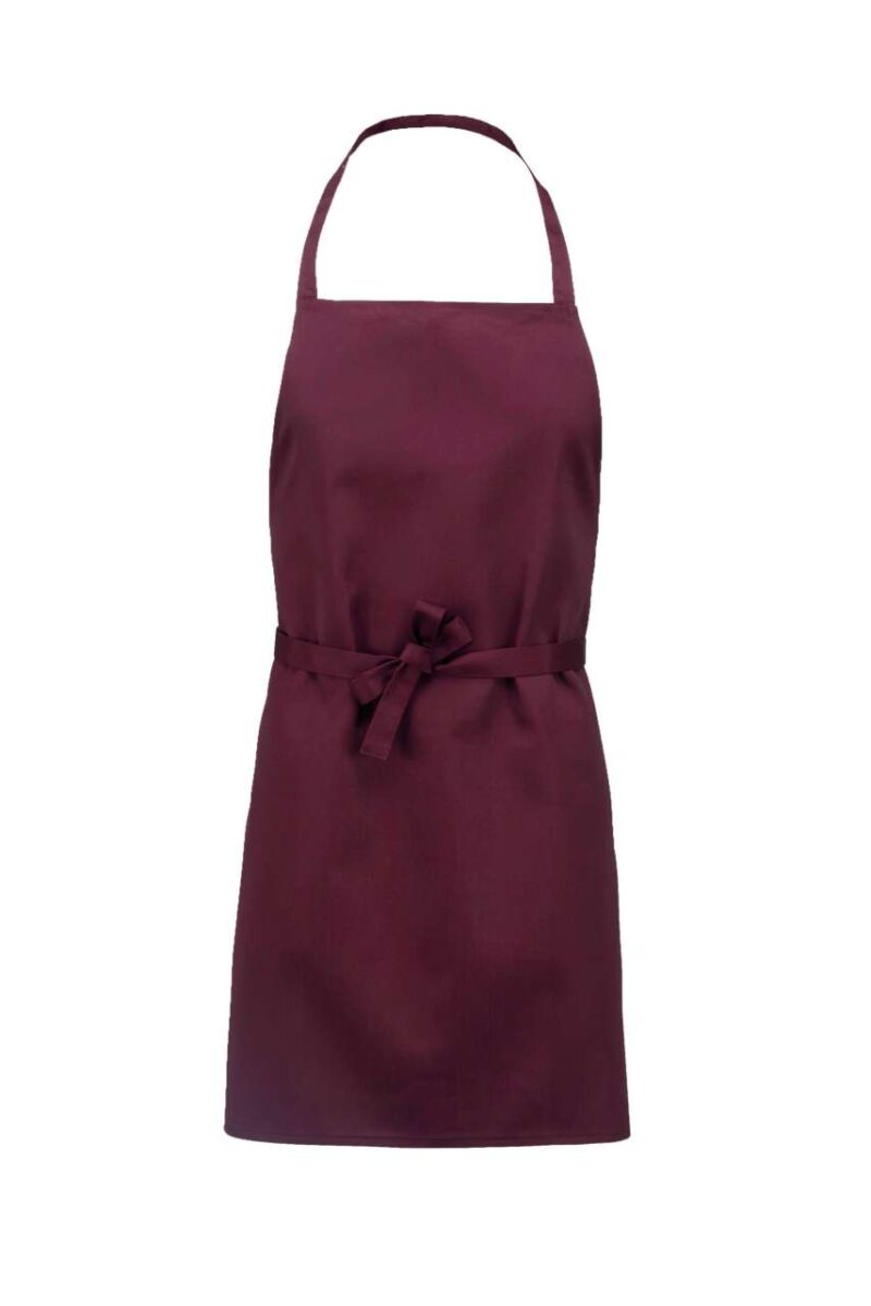 Kariban LIGHTWEIGHT POLYCOTTON APRON - Κρασί