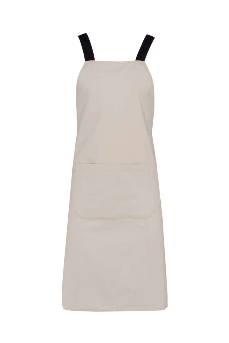 ka8002-angora-a1 Kariban ORGANIC COTTON APRON - Angora