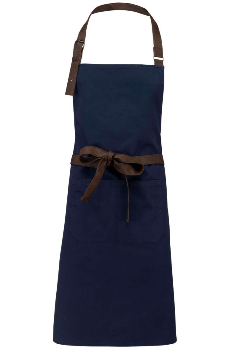 Kariban VINTAGE COTTON APRON - Vintage Navy