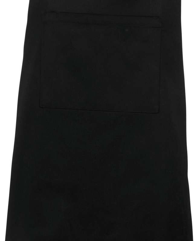 ka8004-black-a1 Kariban POLYCOTTON EXTRA-LONG APRON - Μαύρο