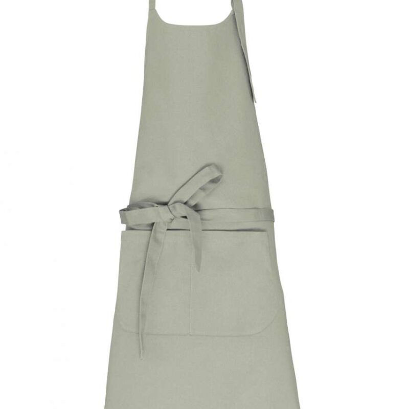 ka8007-almond_green-a1 Kariban APRON WITH POCKET σε ORGANIC COTTON - Almond Green