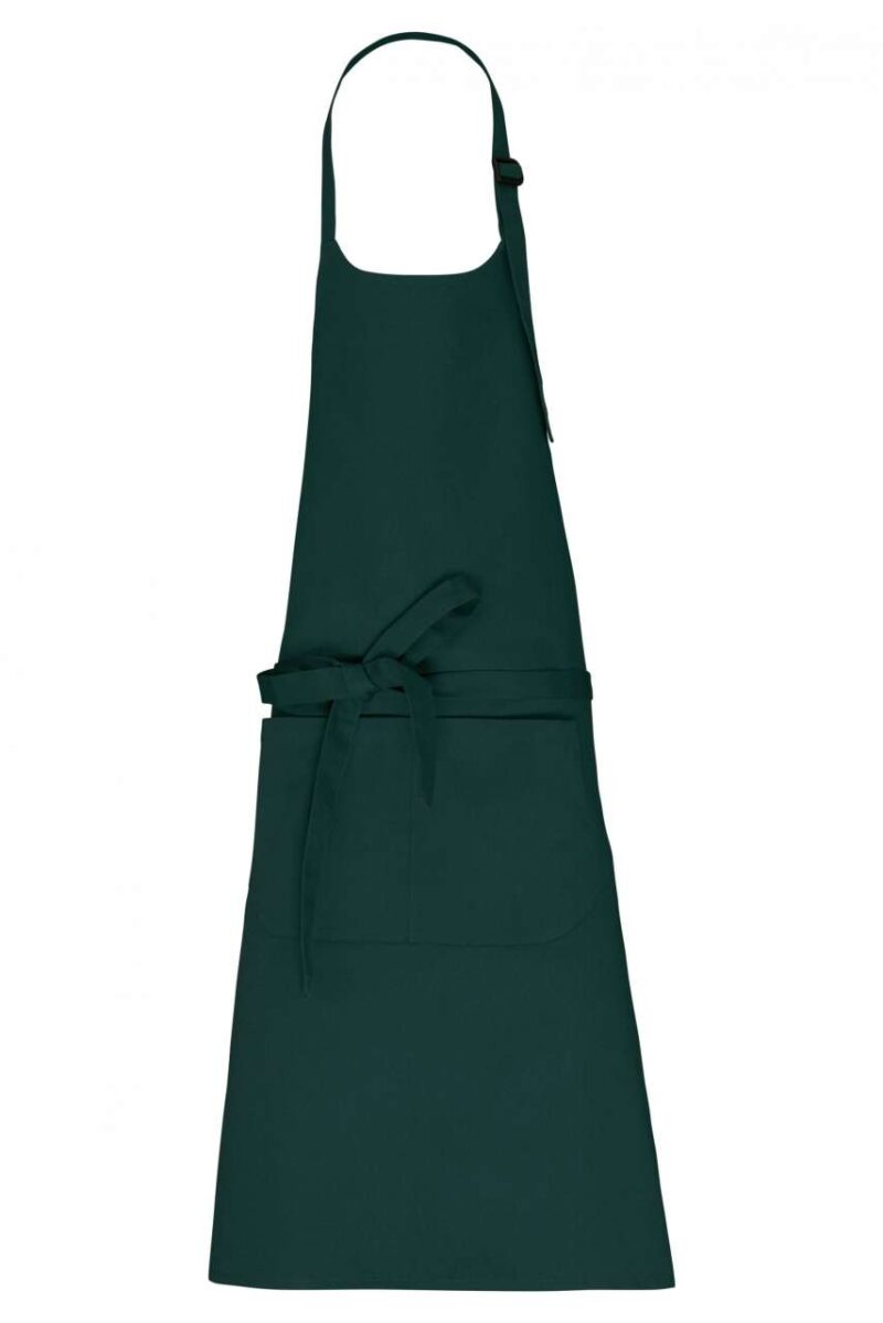 ka8007-amazon_green-a1 Kariban APRON WITH POCKET σε ORGANIC COTTON - Amazon Green