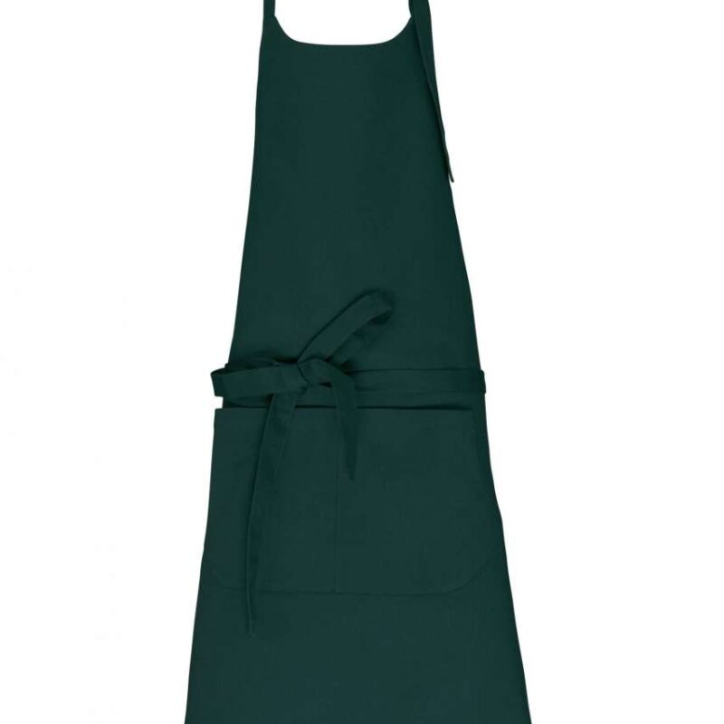 ka8007-amazon_green-a1 Kariban APRON WITH POCKET σε ORGANIC COTTON - Amazon Green