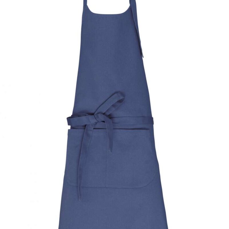 ka8007-deep_blue-a1 Kariban APRON WITH POCKET σε ORGANIC COTTON - Μπλε μαρίν