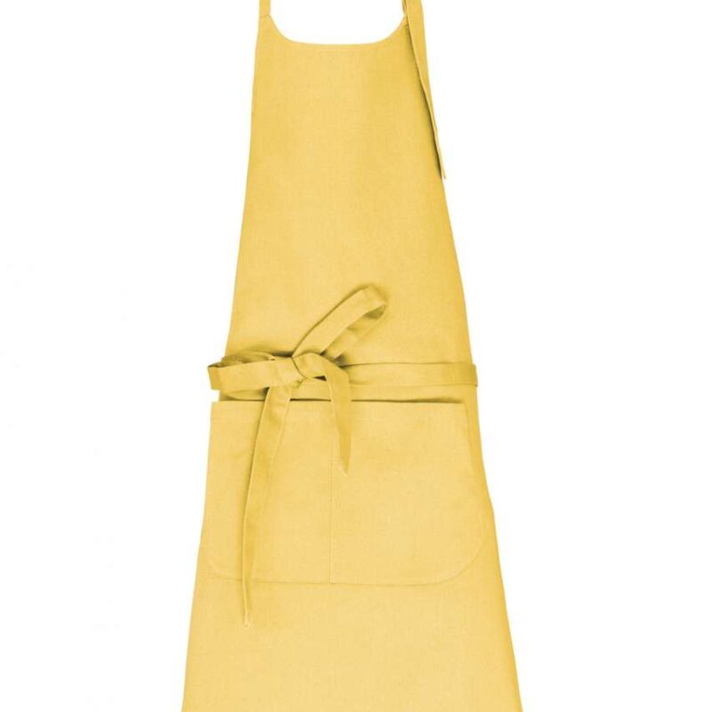 ka8007-pineapple-a1 Kariban APRON WITH POCKET σε ORGANIC COTTON - Pineapple