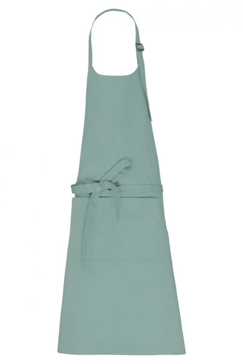 ka8007-sage-a1 Kariban APRON WITH POCKET σε ORGANIC COTTON - πράσινο φασκόμηλου