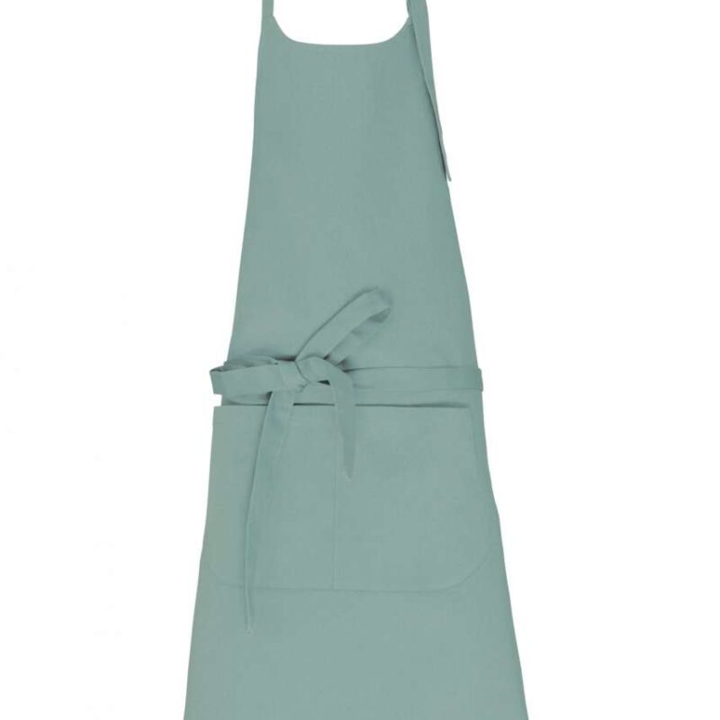 ka8007-sage-a1 Kariban APRON WITH POCKET σε ORGANIC COTTON - πράσινο φασκόμηλου