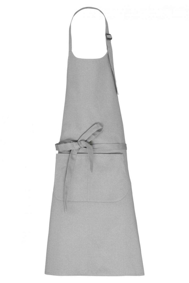 Kariban APRON WITH POCKET σε ORGANIC COTTON - Snow Grey