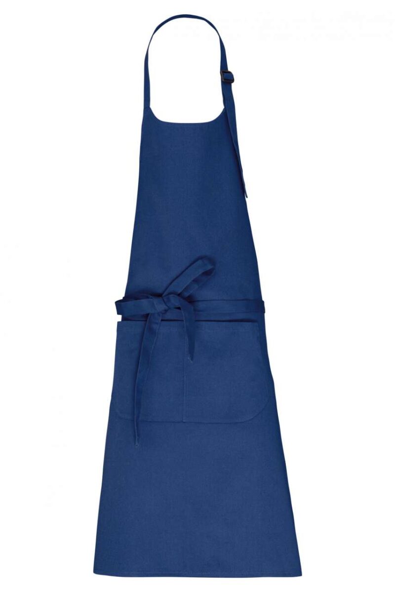 ka8007-true_indigo-a1 Kariban APRON WITH POCKET σε ORGANIC COTTON - True Indigo
