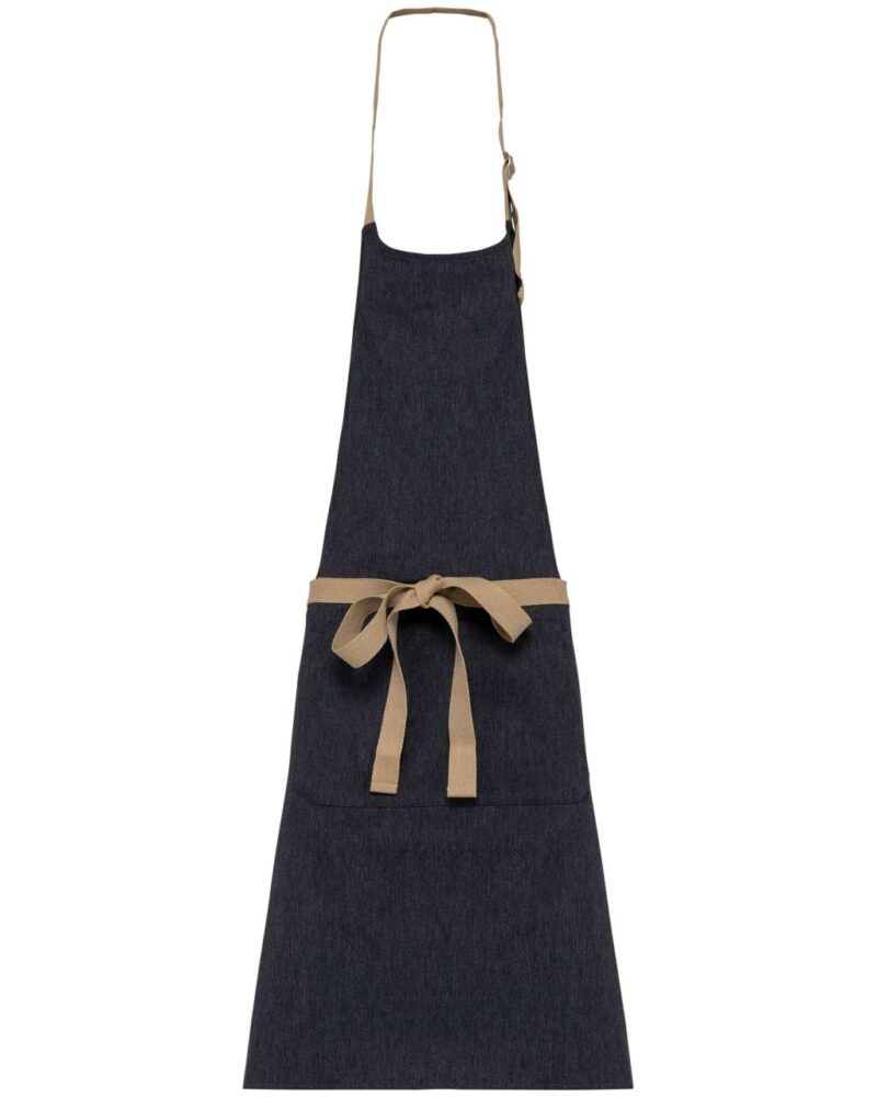 ka8013-carbon-a1 Kariban UNISEX ECO-FRIENDLY APRON - 73% Recycled Cotton/25% Polyester/2% Other Fibres