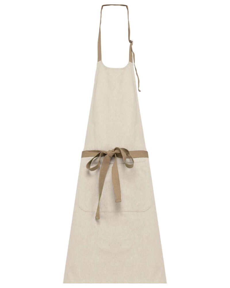 ka8013-ecume-a1 Kariban UNISEX ECO-FRIENDLY APRON - 73% Recycled Cotton/25% Polyester/2% Other Fibres
