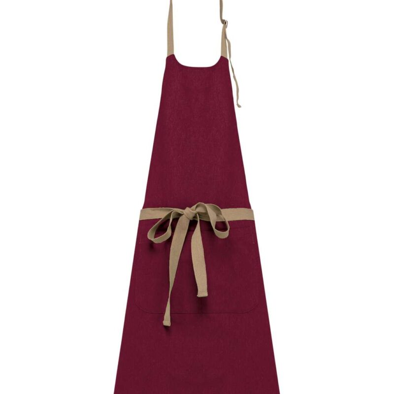 ka8013-rosewood-a1 Kariban UNISEX ECO-FRIENDLY APRON - 73% Ανακυκλωμένο Βαμβάκι/27% Πολυεστέρας