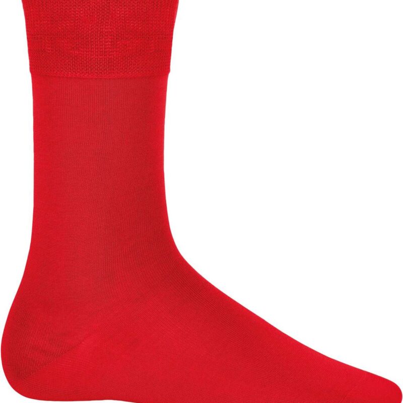 ka813-red-a1 Kariban COTTON CITY SOCKS - Κόκκινο