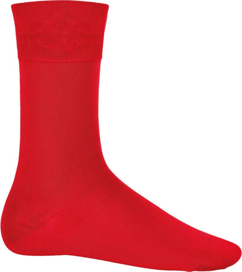 ka813-red-a1 Kariban COTTON CITY SOCKS - Κόκκινο