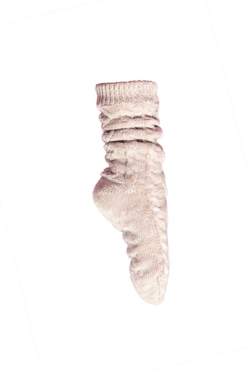 Kariban SHERPA-LINED LOUNGE SOCKS - Angora Melange