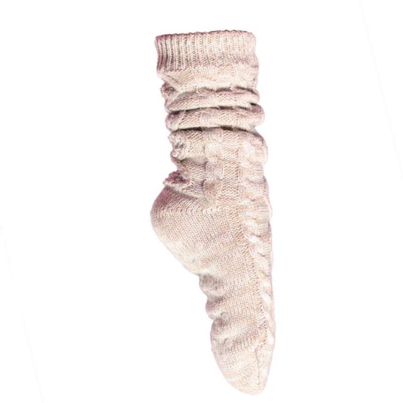 Kariban SHERPA-LINED LOUNGE SOCKS - Angora Melange