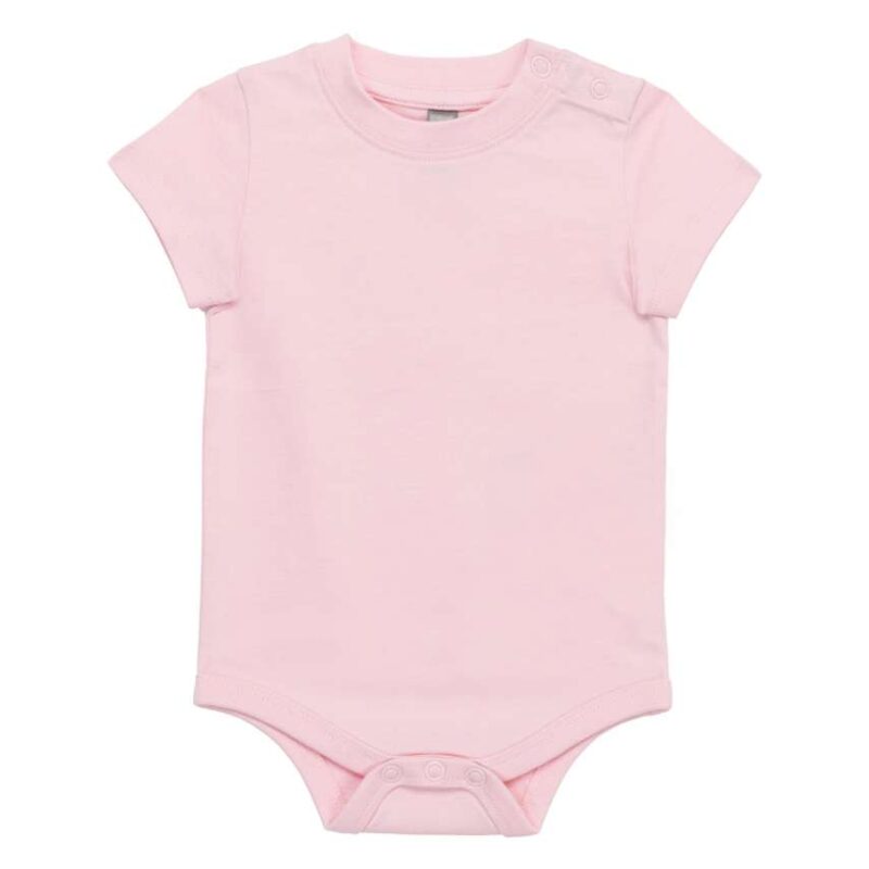 ka831-pale_pink-a1 Kariban SHORT-SLEEVED BODYSUIT για BABIES - Ανοιχτό ροζ