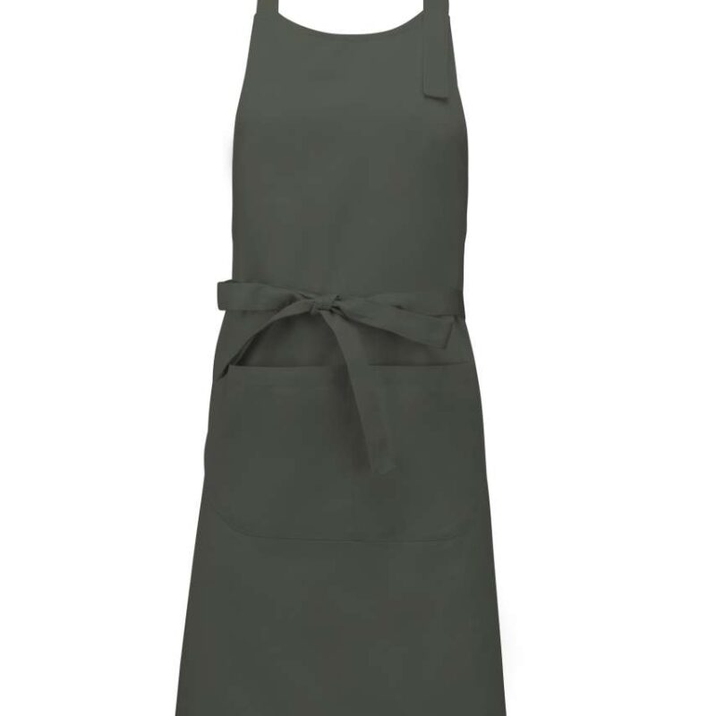 Kariban COTTON APRON WITH POCKET - Πράσινο ελιάς