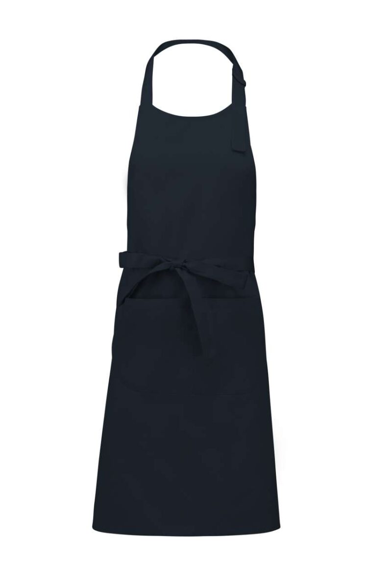 ka885-navy-a1 Kariban COTTON APRON WITH POCKET - Μπλε μαρίν